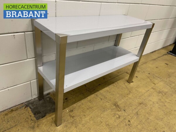 RVS Dubbele Etagère Brug 100 x 35 x 70 cm Horeca - Afbeelding 3