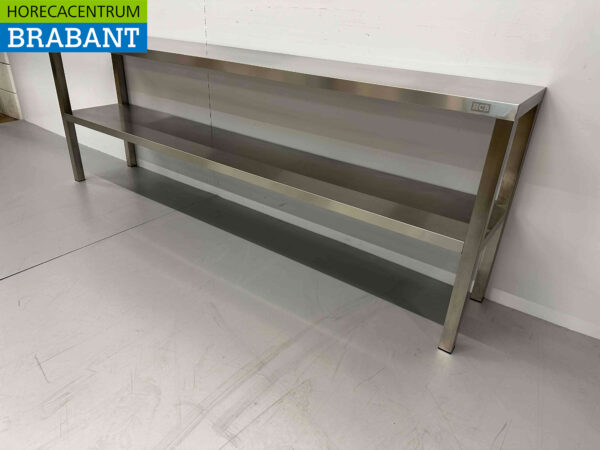 RVS HCB Dubbele Etagère Brug 200 x 35 x 70 cm Horeca - Afbeelding 3