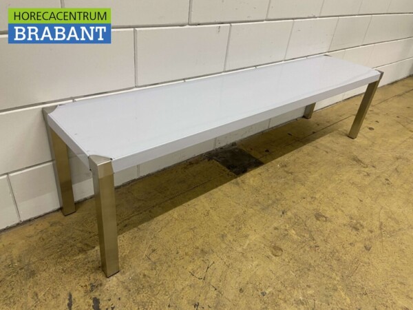 RVS Etagère Brug 160 x 35 x 40 cm Horeca - Afbeelding 3