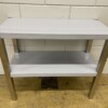 RVS Dubbele Etagère Brug 80 x 35 x 70 cm Horeca