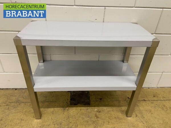 RVS Dubbele Etagère Brug 80 x 35 x 70 cm Horeca