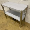 RVS Dubbele Etagère Brug 80 x 35 x 70 cm Horeca - Afbeelding 2