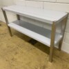RVS Dubbele Etagère Brug 120 x 35 x 70 cm Horeca - Afbeelding 2
