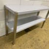 RVS Dubbele Etagère Brug 120 x 35 x 70 cm Horeca - Afbeelding 3