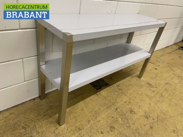 RVS Dubbele Etagère Brug 120 x 35 x 70 cm Horeca - Afbeelding 3