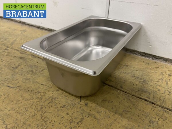 RVS Gastronorm bak GN bak 1/4 Diepte 100 mm Horeca - Afbeelding 4
