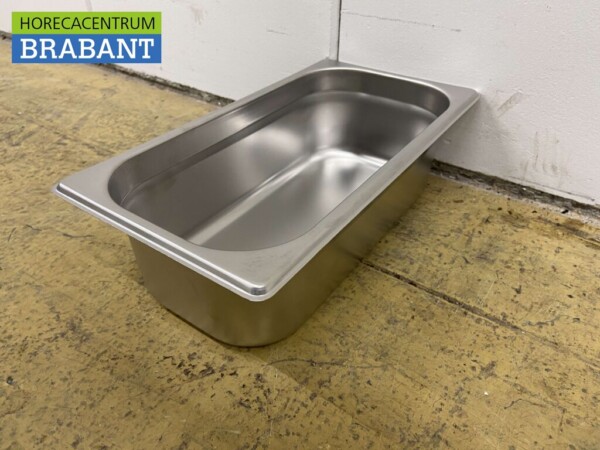 RVS Gastronorm bak GN bak 1/3 Diepte 100 mm Horeca - Afbeelding 3