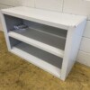 RVS Wandkast Kast Open model 100 cm Horeca - Afbeelding 2