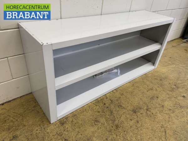 RVS Wandkast Kast Open model 150 cm Horeca - Afbeelding 3