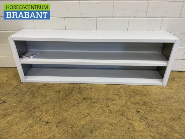 RVS Wandkast Kast Open model 200 cm Horeca