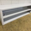 RVS Wandkast Kast Open model 200 cm Horeca - Afbeelding 3