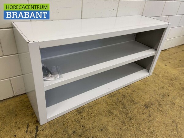 RVS Wandkast Kast Open model 160 cm Horeca - Afbeelding 3