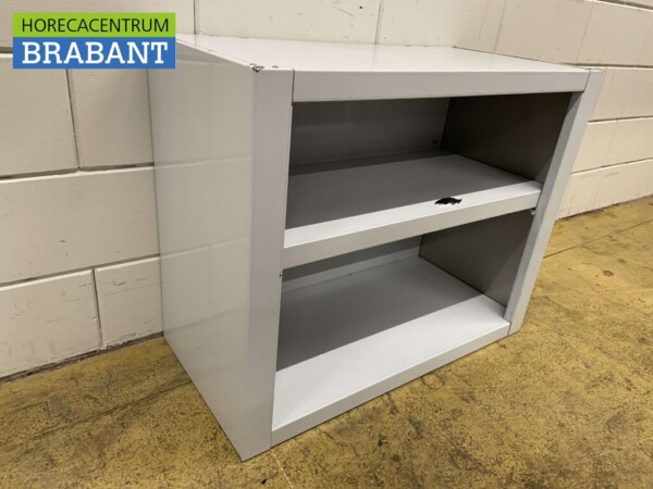 RVS Wandkast Kast Open model 80 cm Horeca - Afbeelding 3