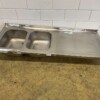 RVS Spoelblad Dubbele spoelbakken 180 x 70 cm Horeca