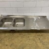 RVS Spoelblad Dubbele spoelbakken 180 x 70 cm Horeca