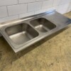 RVS Spoelblad Spoelbak 180 x 70 cm Horeca - Afbeelding 2