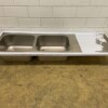 RVS Spoelblad Dubbele spoelbakken 200 x 70 cm Horeca