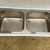 RVS Spoelblad Dubbele spoelbakken 200 x 70 cm Horeca - Afbeelding 4