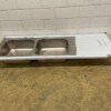 RVS Spoelblad Dubbele spoelbakken 210 x 70 cm Horeca