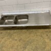 RVS Spoelblad Dubbele spoelbakken 190 x 70 cm Horeca