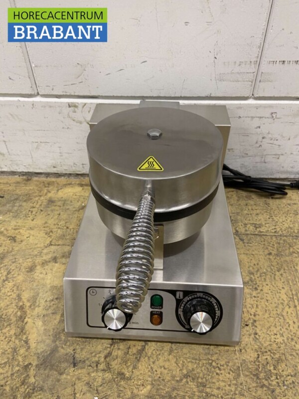 RVS Wafelijzer met timer 230V Horeca - Afbeelding 2