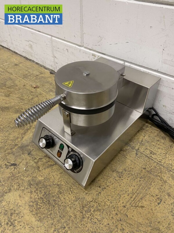 RVS Wafelijzer met timer 230V Horeca - Afbeelding 4