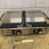 RVS Dubbele Contactgrill Paninigrill Grill Ribbel/Glad 230V Horeca - Afbeelding 2