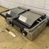 RVS Dubbele Contactgrill Paninigrill Grill Ribbel/Glad 230V Horeca - Afbeelding 3