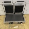 RVS Dubbele Contactgrill Paninigrill Grill Ribbel/Glad 230V Horeca - Afbeelding 5