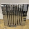 RVS Rooster Lamellenfilter Filter voor Afzuigkap Dampkap 50 x 50 x 2,3 cm Horeca