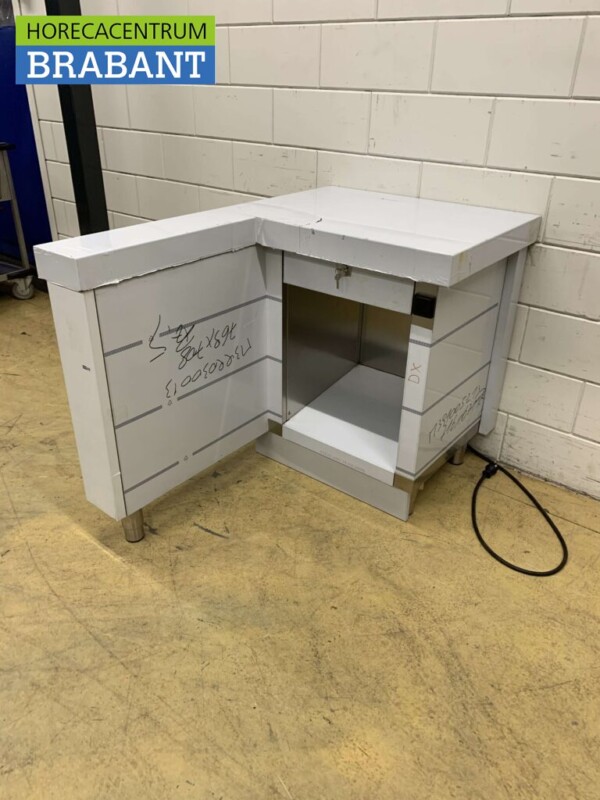 RVS Kassa unit 80 x 120 x 90 cm Horeca