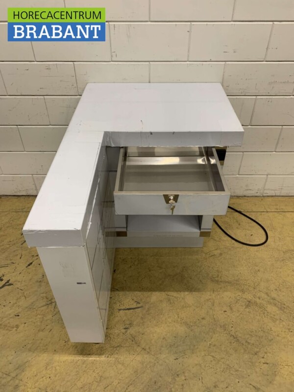 RVS Kassa unit 80 x 120 x 90 cm Horeca - Afbeelding 4