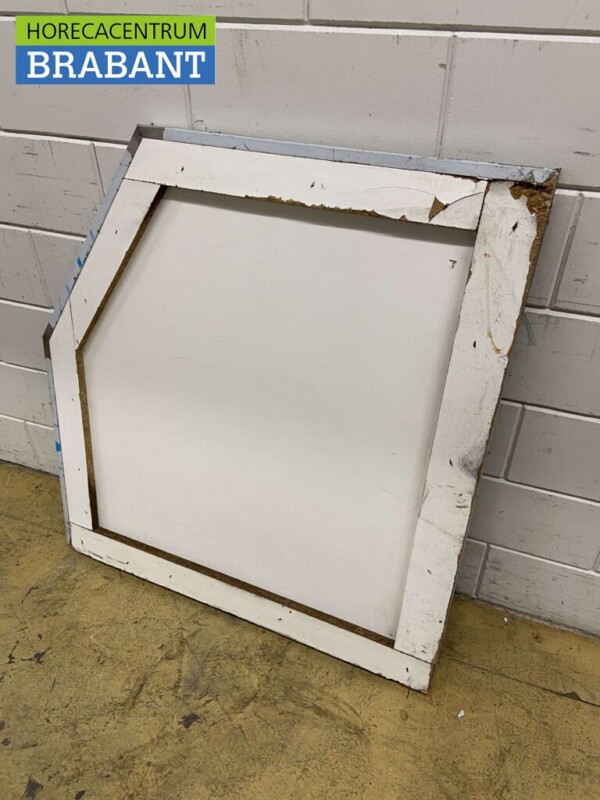 RVS Werkblad Blad 98,5 x 106 cm Horeca - Afbeelding 2