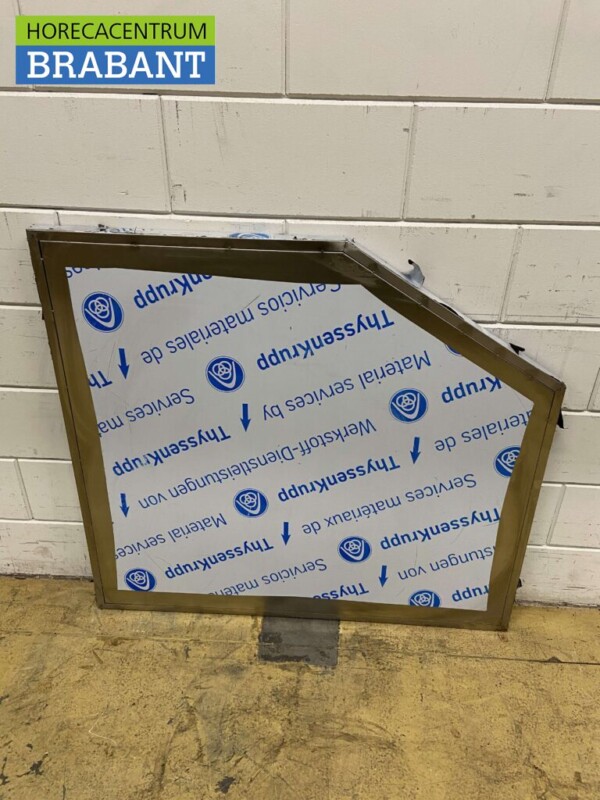 RVS Werkblad Blad 98,5 x 106 cm Horeca - Afbeelding 2
