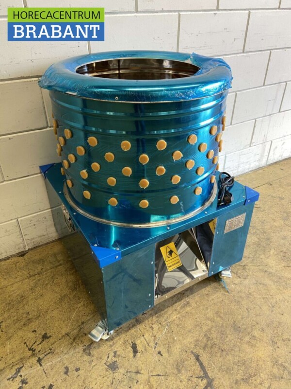 RVS Verrijdbare gevogelte plukmachine 300 stuks/uur 230V Horeca - Afbeelding 5