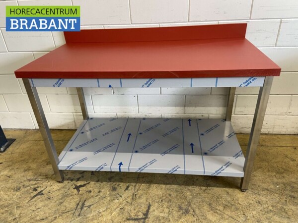 RVS Polyethylene PE Snijtafel Werktafel 140 cm Horeca Slagerij