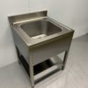 RVS  Spoeltafel Spoelbak Premium-line 70 x 70 cm Gelast model Horeca - Afbeelding 3