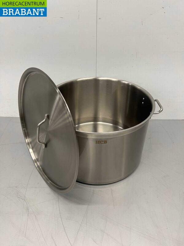 RVS Soeppan Kookpan Pan Inductie 55 x 35 cm 83 liter Horeca - Afbeelding 4
