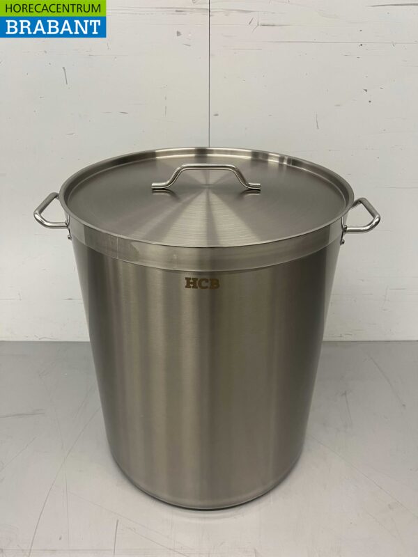 RVS HCB Soeppan Kookpan Pan Inductie 50 x 60 cm 115 liter Horeca