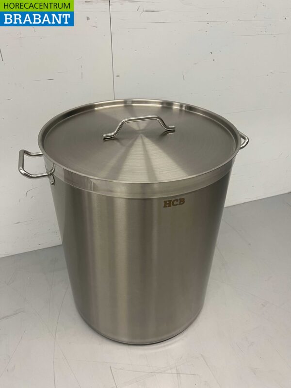 RVS HCB Soeppan Kookpan Pan Inductie 50 x 60 cm 115 liter Horeca - Afbeelding 2
