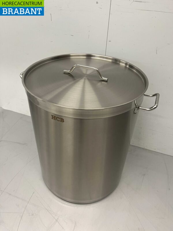 RVS HCB Soeppan Kookpan Pan Inductie 50 x 60 cm 115 liter Horeca - Afbeelding 3