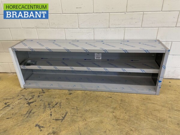 HCB RVS Wandkast Kast Open model 200 cm Horeca