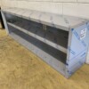 HCB RVS Wandkast Kast Open model 200 cm Horeca - Afbeelding 2