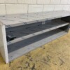 HCB RVS Wandkast Kast Open model 200 cm Horeca - Afbeelding 3