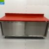 RVS Polyethyleen PE Werkkast Kast Snijtafel Premium-line 2 schuifdeuren 180 cm Horeca Slagerij