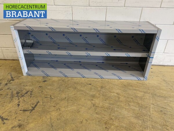 RVS Wandkast Kast Open model 160 cm Horeca