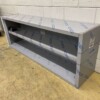 RVS Wandkast Kast Open model 180 cm Horeca - Afbeelding 2
