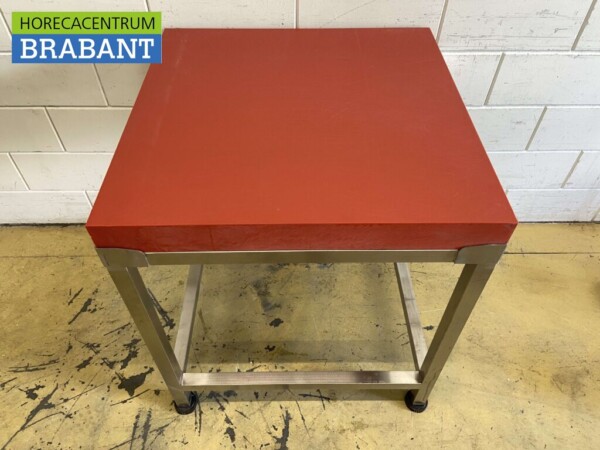RVS HCB Polyethylene PE Hakblok 80 x 80 cm Horeca Slagerij - Afbeelding 2