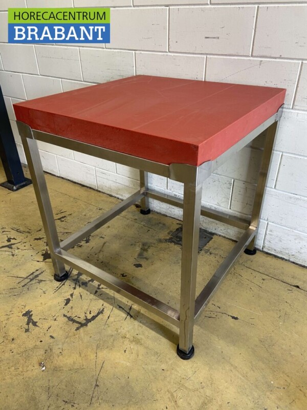 RVS HCB Polyethylene PE Hakblok 80 x 80 cm Horeca Slagerij - Afbeelding 3