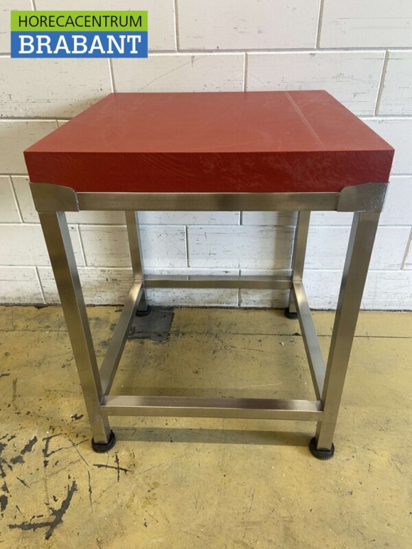 RVS Polyethylene PE Hakblok Premium-line 70 x 70 cm Horeca Slagerij